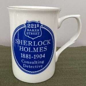Sherlock Holmes Detective Museum Coffee Tea Mug Cup